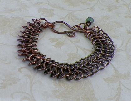 Handcrafted  European 4-1 Chainmaille Bracelet