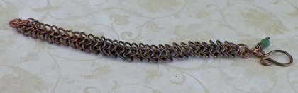 Handcrafted European 4-1 Chainmaille Bracelet