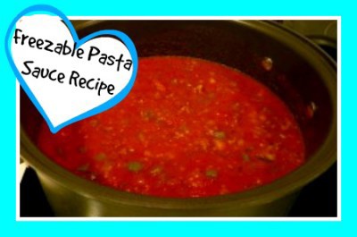 freezable Pasta Sauce Recipe