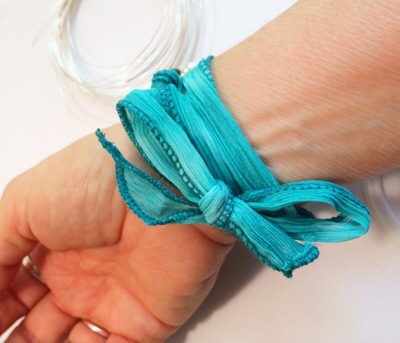 DIY Sari Wrap Bracelet