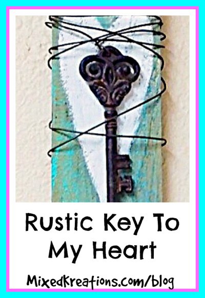 rustic key to my heart