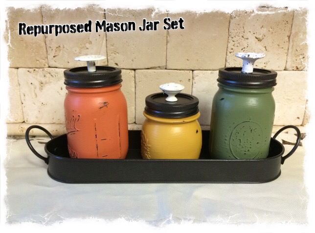 Repurposed mason jar