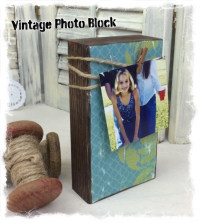 vintage photo block