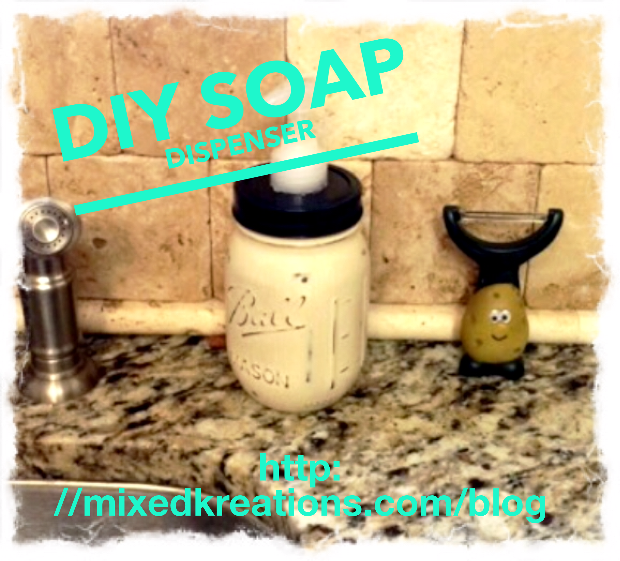 Diy soap dispenser