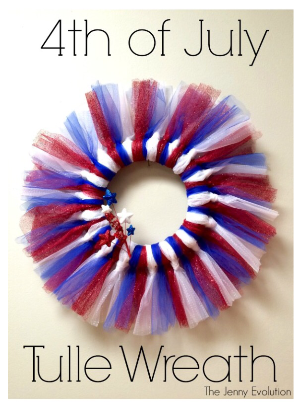 TULLE 4TH OF JULY WREATH