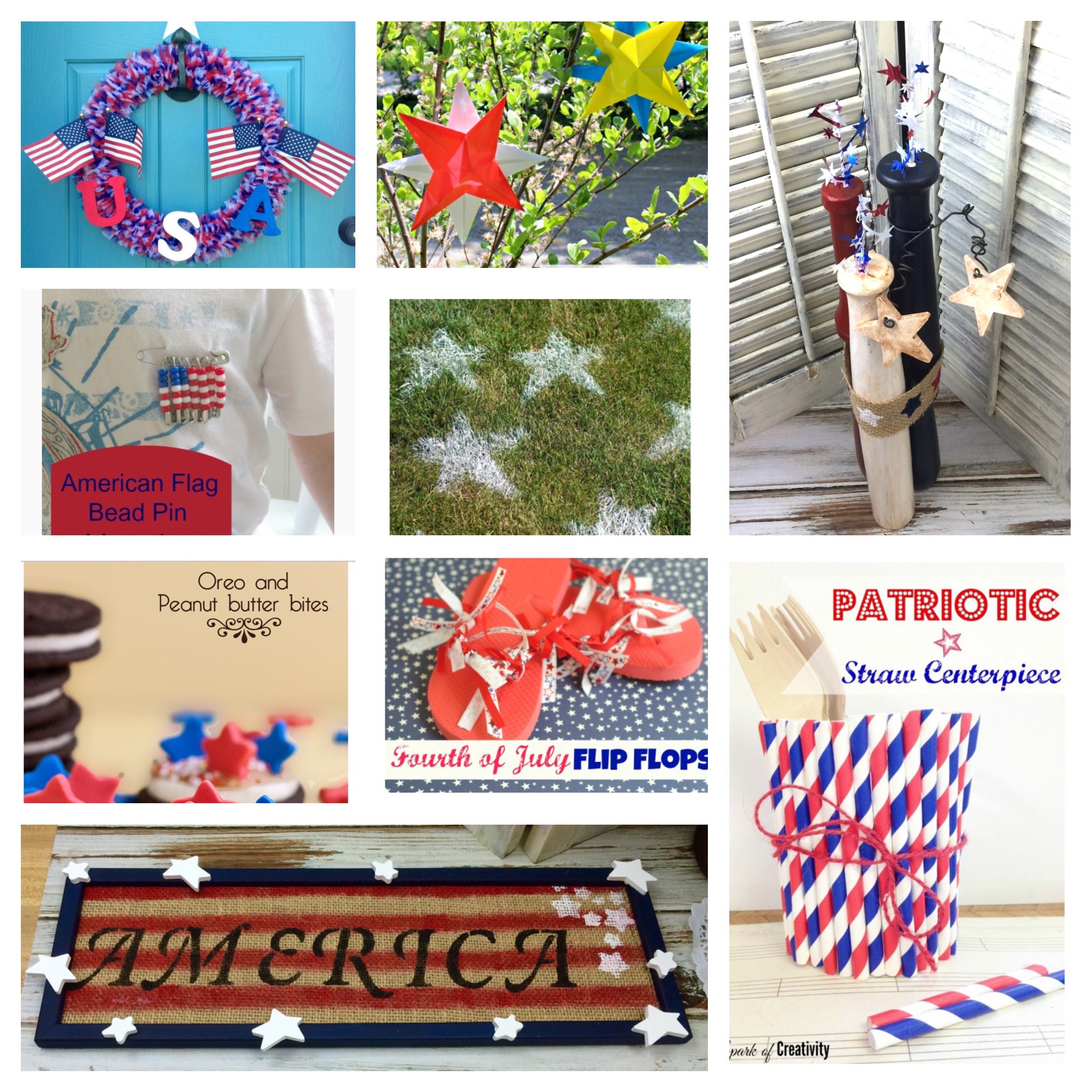 Roundup of Diy  Patriotic Projects for the 4th of July