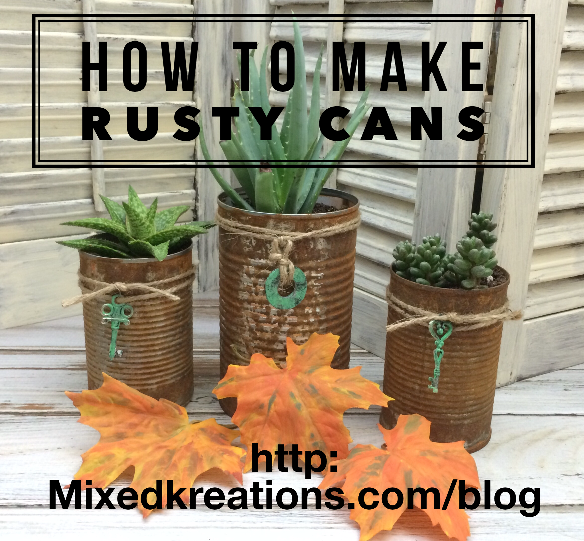 rusty cans