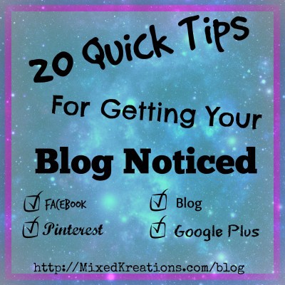 Getting Your Blog Noticed
