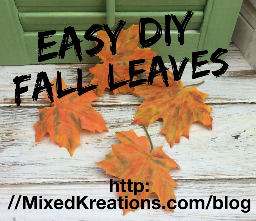 diy fall leaves
