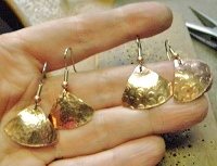 Easy Copper Earrings