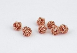 How To Make Copper Wire Beads. - Mixed Kreations
