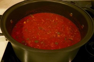 Freezable pasta sauce