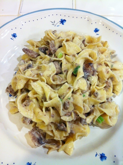 Easy beef stroganoff recipe