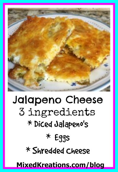 Jalapeno cheese squares