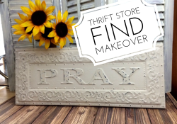 thrift store pray sign