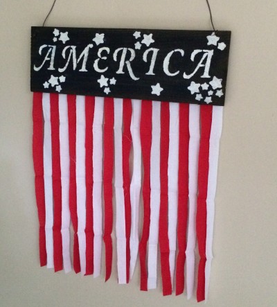 4th of July Fabric Banner