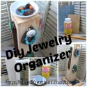 diy upcycled jewelry organizer
