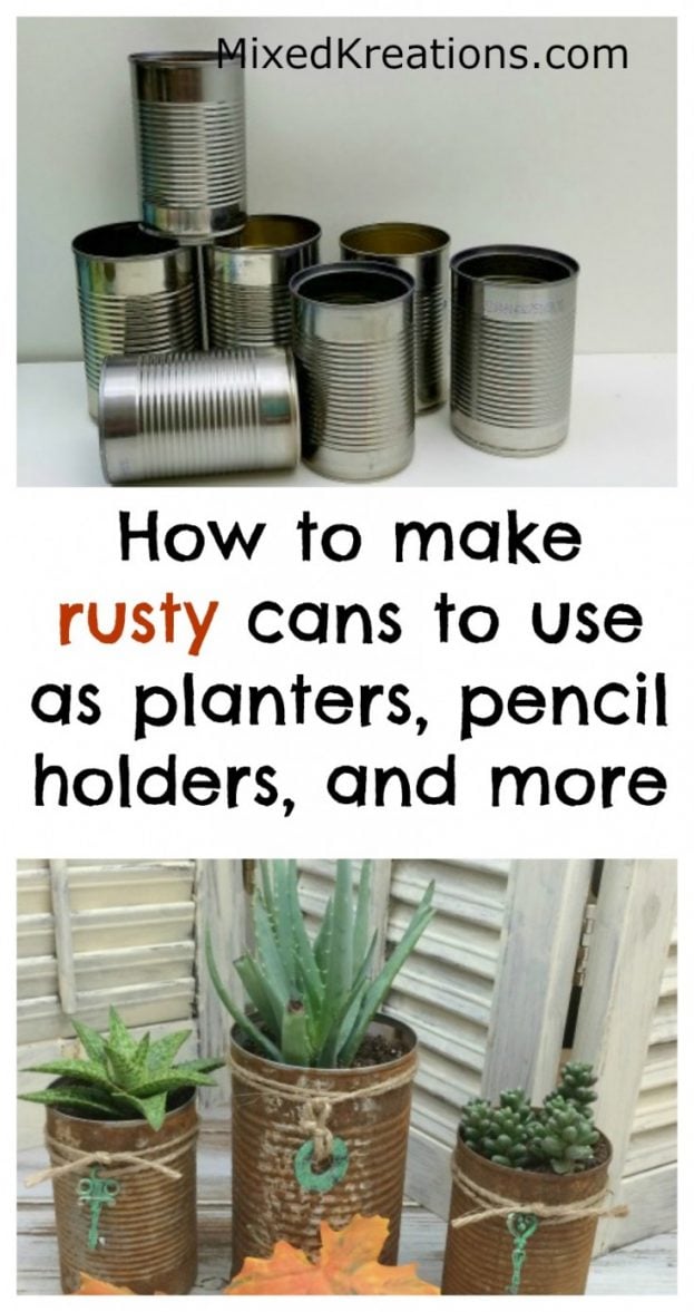 How to deal with rusted paint cans - My Repurposed Life®