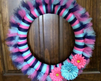 How To Make A Tulle Wreath