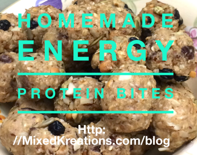 homemade energy protein bites