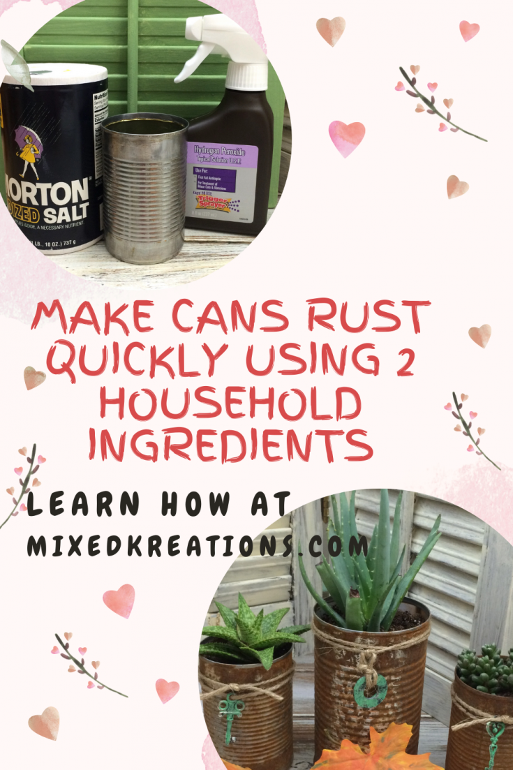 How to make cans rust quickly