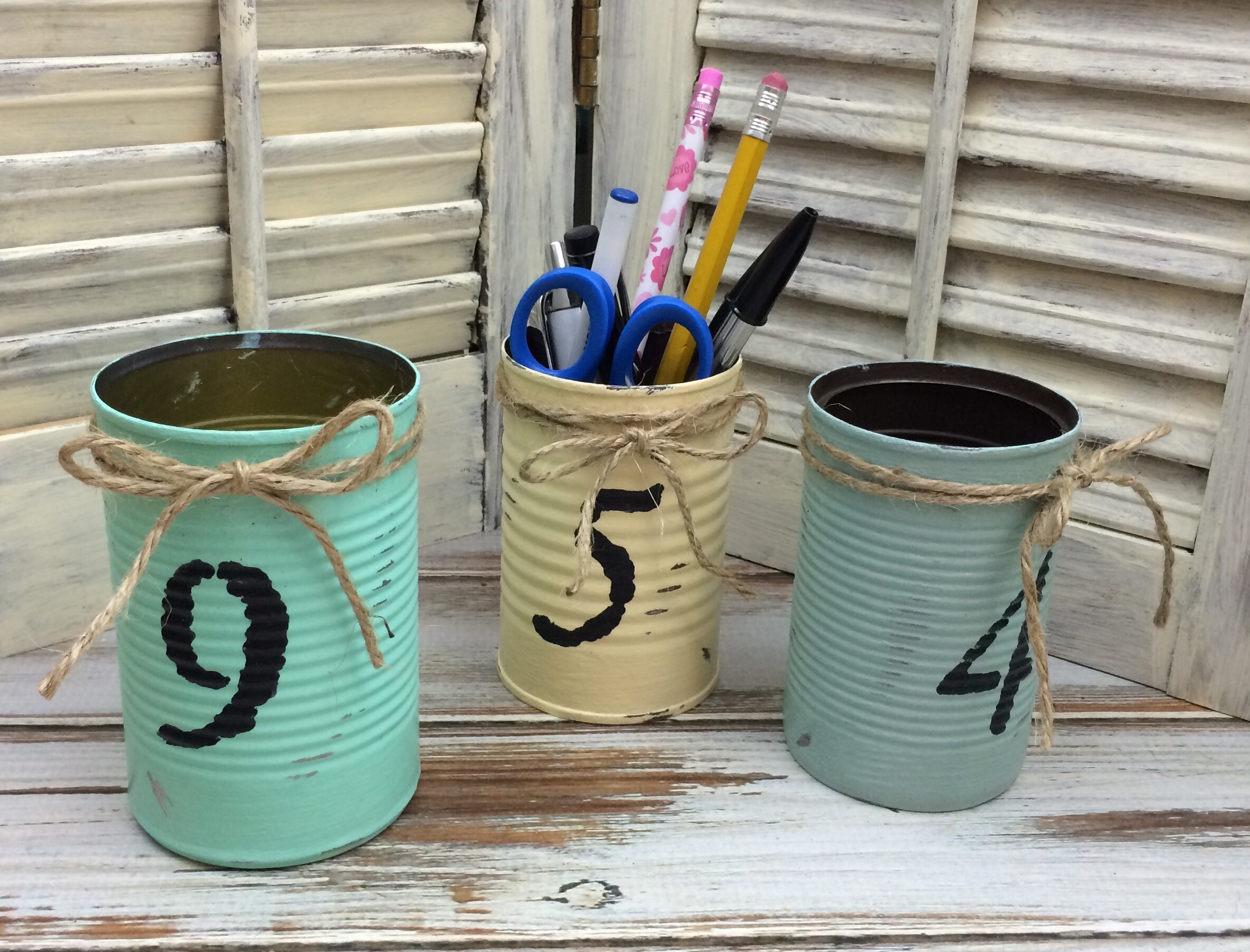 Homemade chalk paint