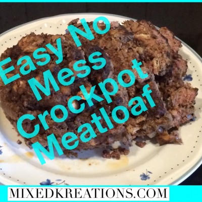 Easy No Mess Crockpot Meatloaf