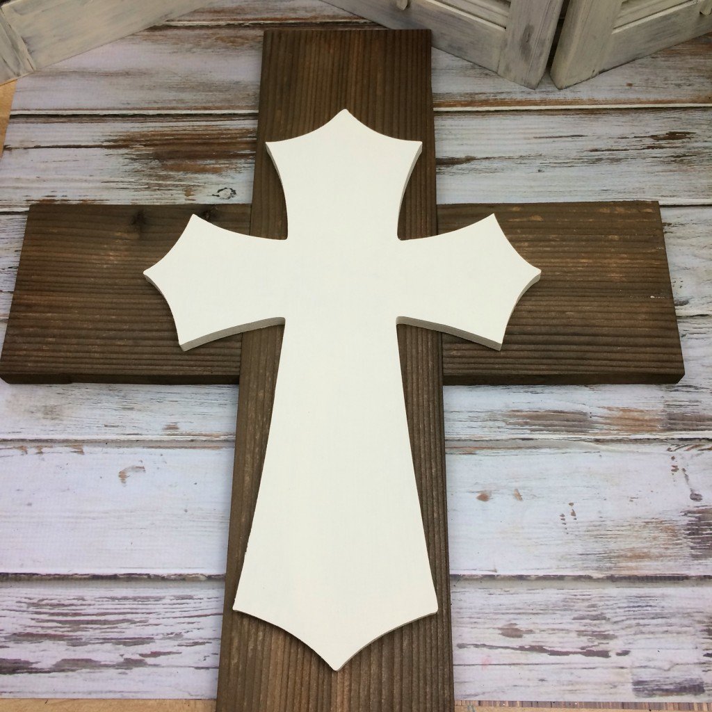 Unfinished Wooden Crosses for Painting and Crafting 6 Crosses