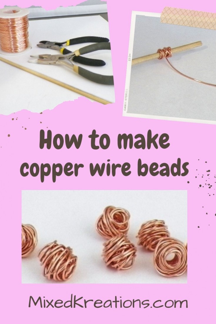 How to make copper wire beads