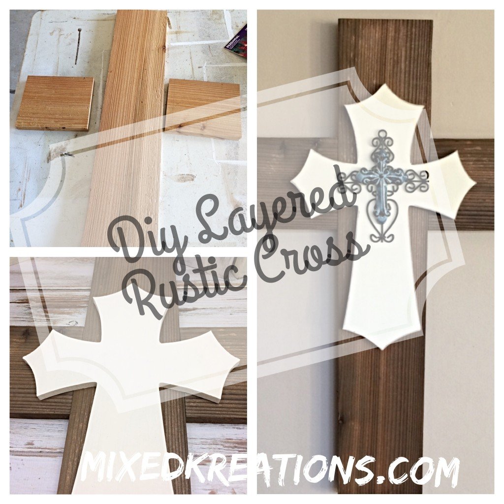 Unfinished Wooden Crosses for Painting and Crafting 6 Crosses