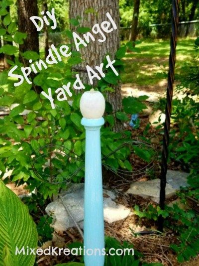 Diy Spindle Angel Yard Art