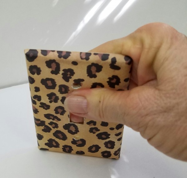 how to make Animal print switch covers