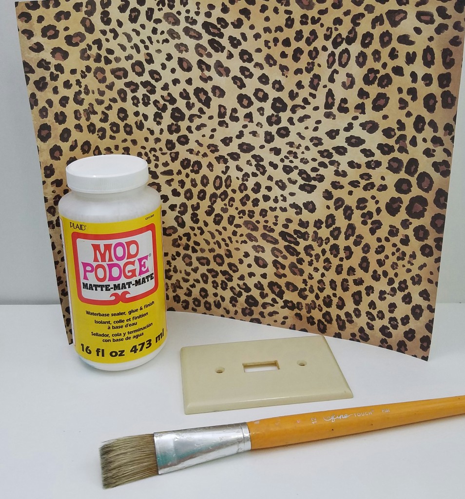 leopard print switch covers