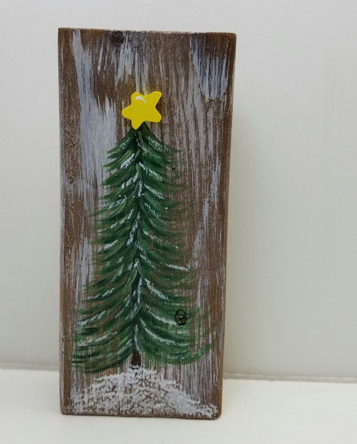 Hand painted Christmas Tree