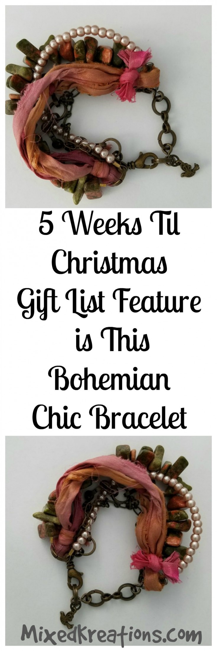 5 weeks til Christmas gift list - bohemian chic bracelet