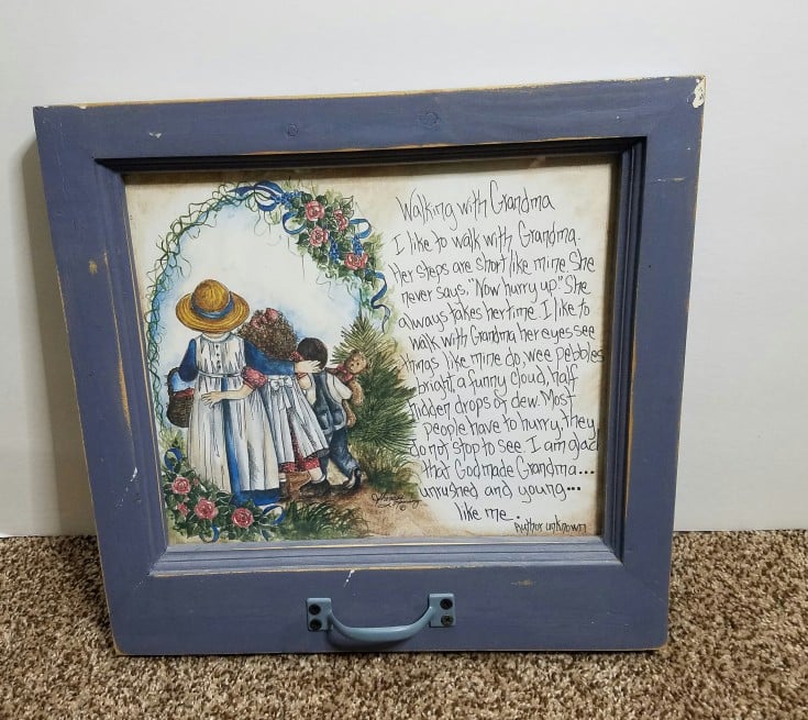 thrift store finds - frame