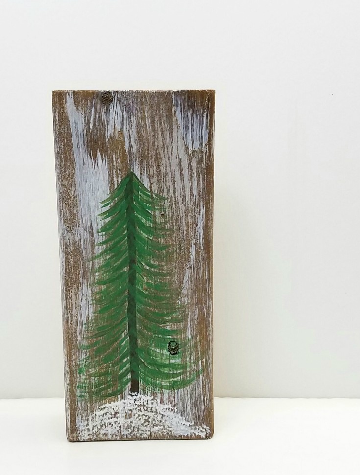 Hand painted Christmas Tree