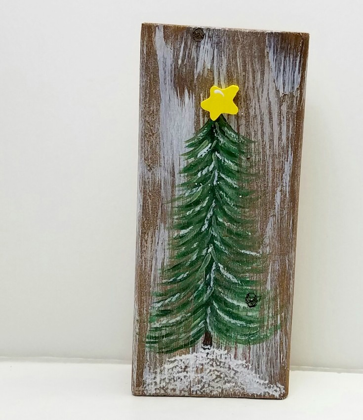 Hand painted Christmas Tree
