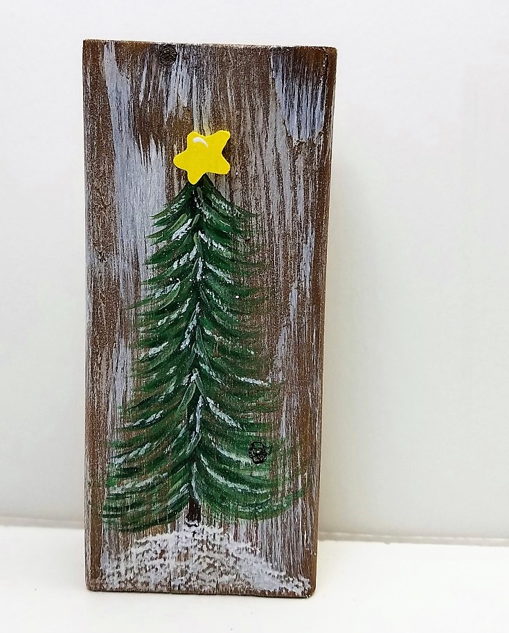 Hand painted Christmas Tree