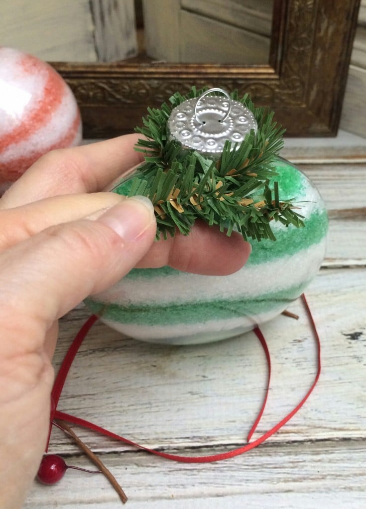 christmas ornament bath salts