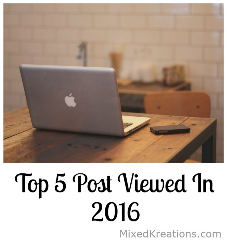 Top 5 Posts Viewed In 2016