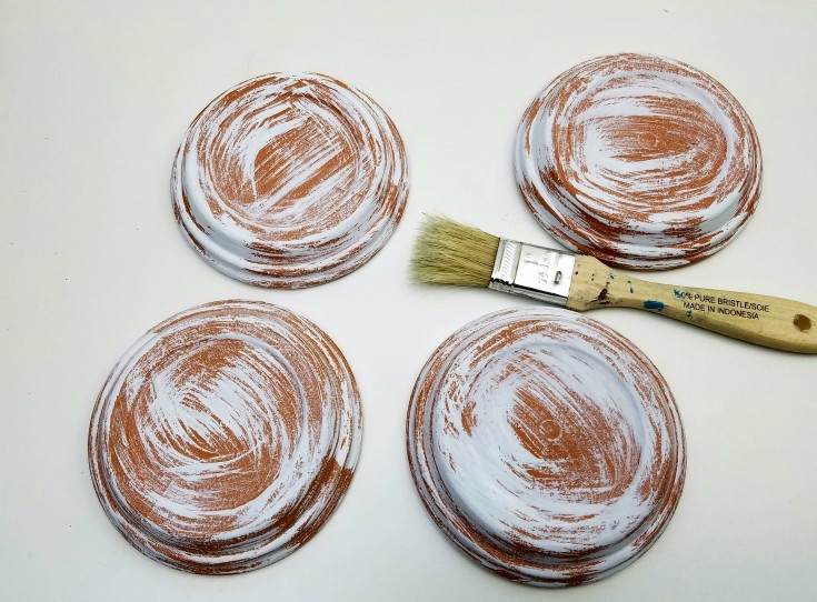 easy diy Terra Cotta coasters