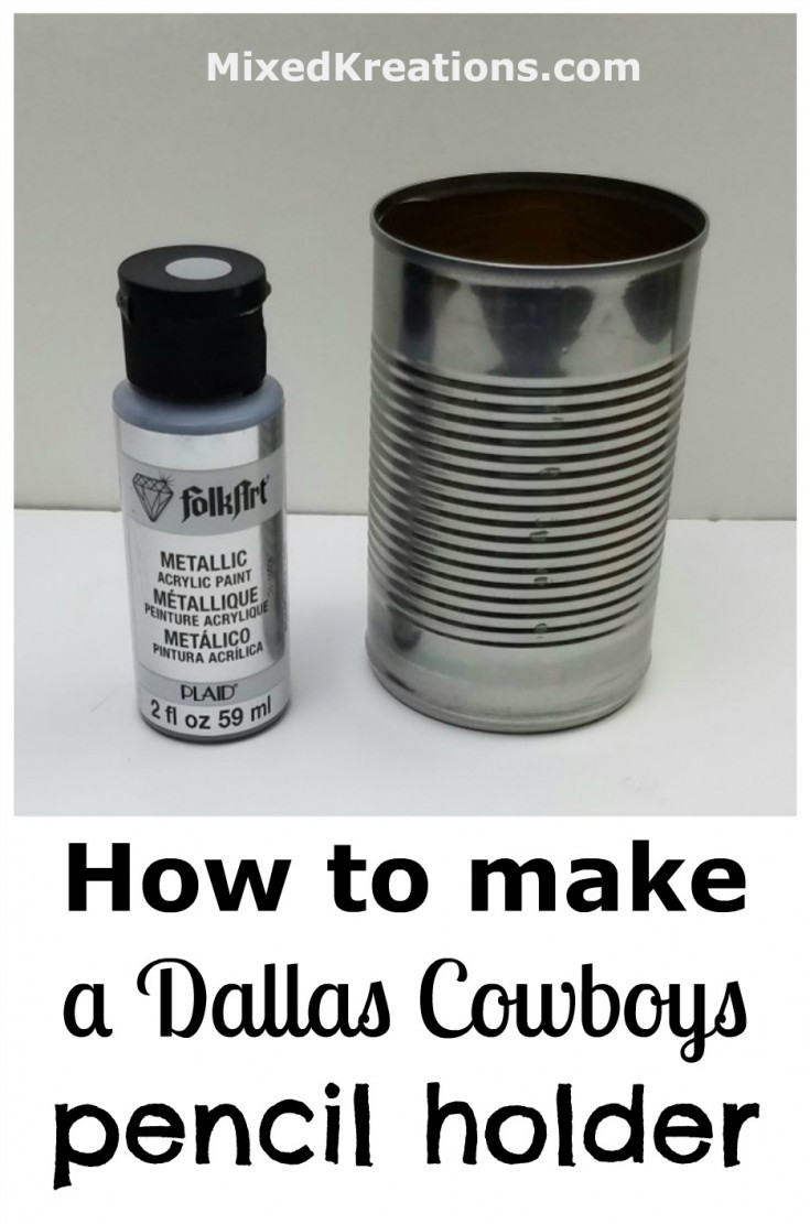 how to make a dallas cowboys pencil holder pinnable