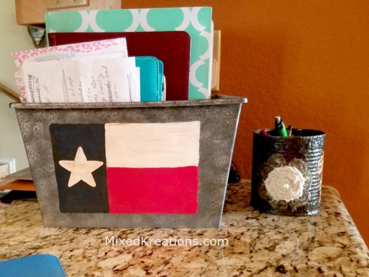 dollar store container makeover