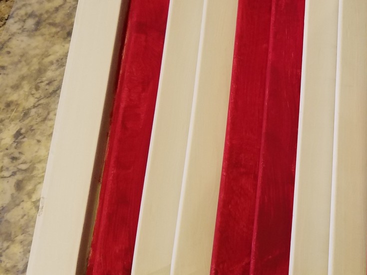how to make a 2 sided american flag