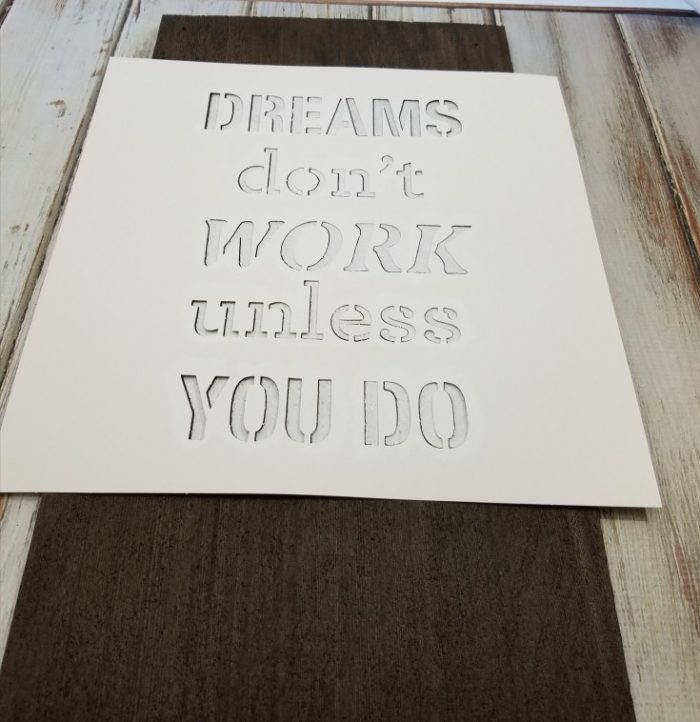 diy dreams don't work unless you do sign