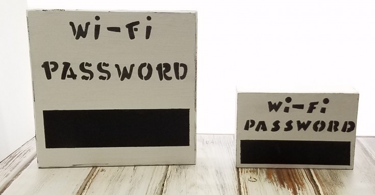 how to make a wifi password block