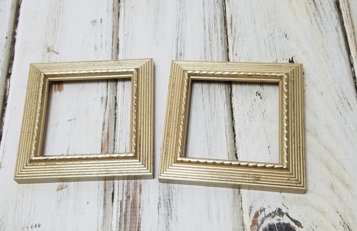 Repurposed Halloween Decor - mini ghost and pumpkin frames