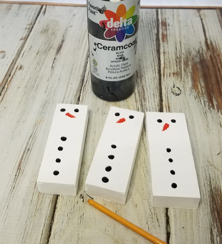 scrap wood snowmen ornaments