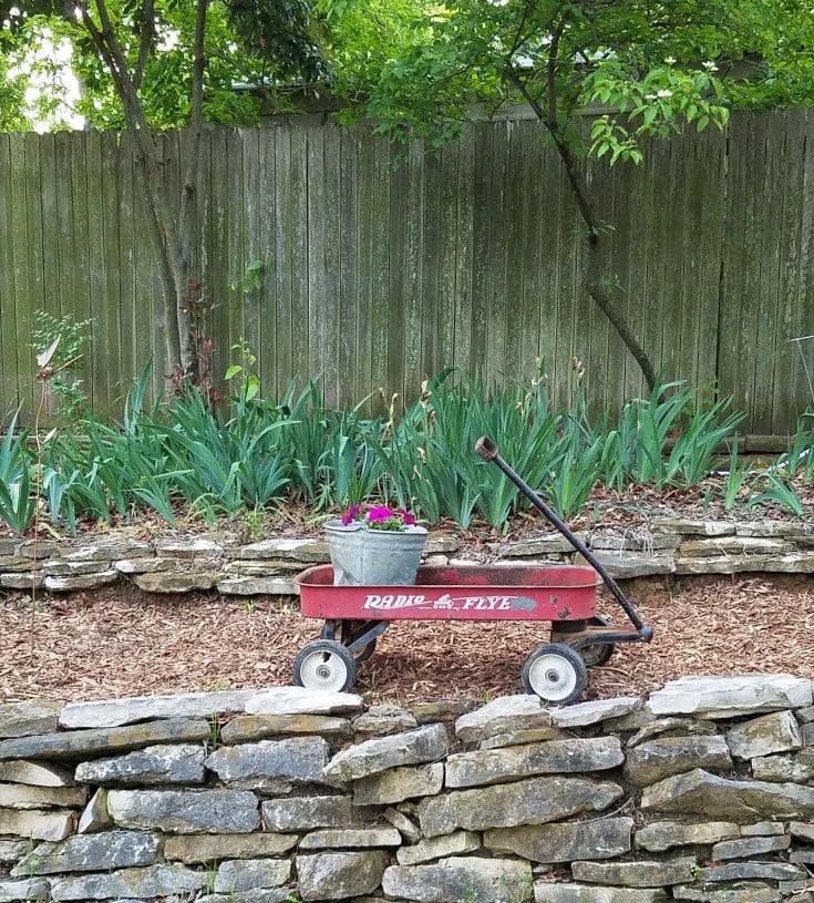 Wimberley Trip, and Junkin at Antique Alley | antique red wagon, and bucket